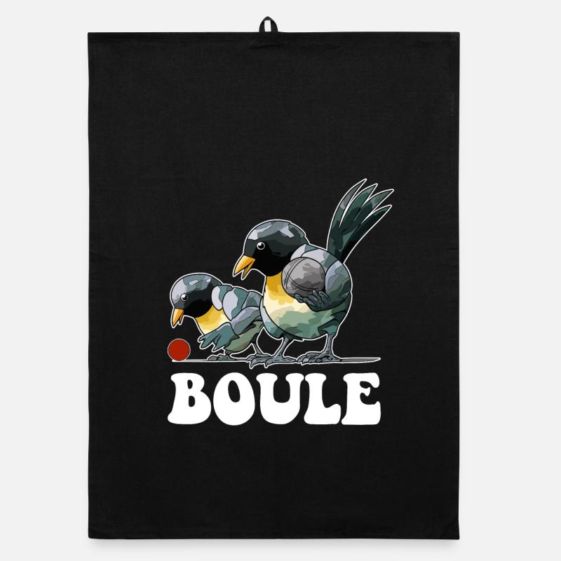 Boules de boules de boules pour pétanque Torchon bio