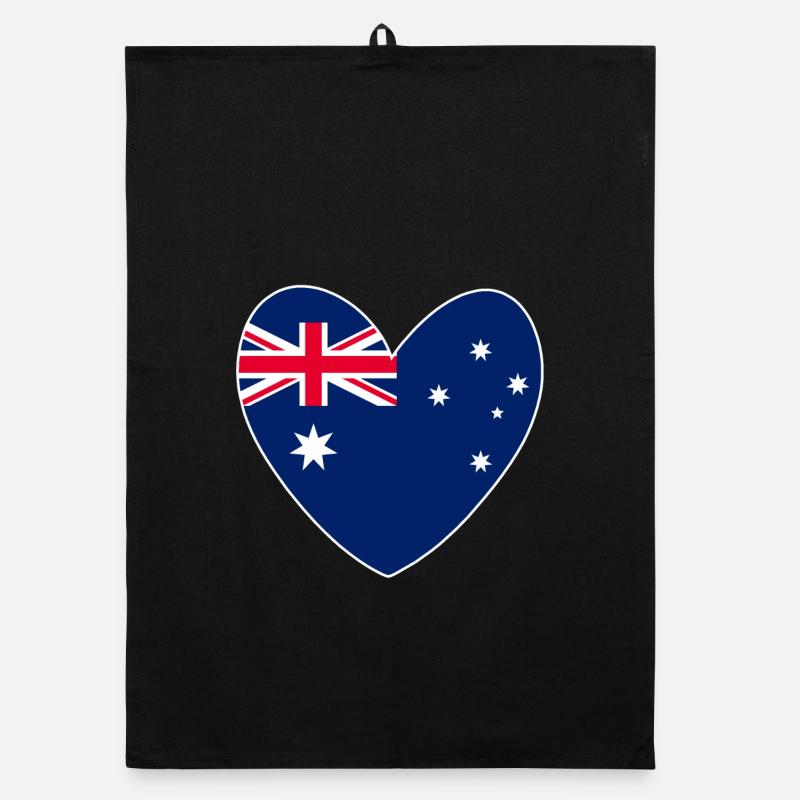 Cœur Australie Torchon bio