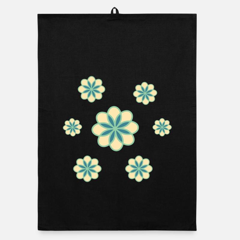 Blumen Organic Geschirrtuch