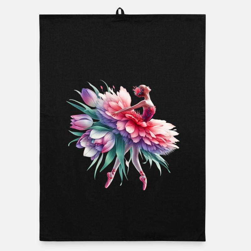 Danseuse de ballet avec tutu Torchon bio