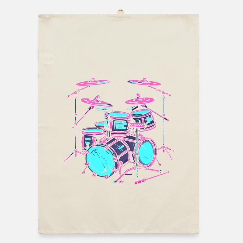 Trapset Drawing Organic dish towel