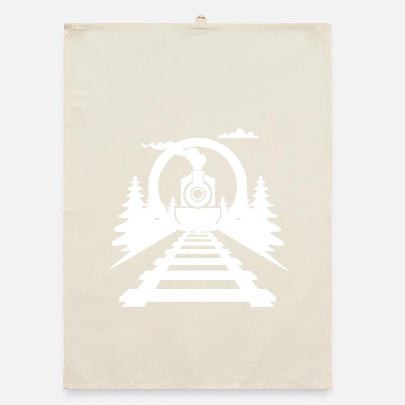 Railroad Organic dish towel