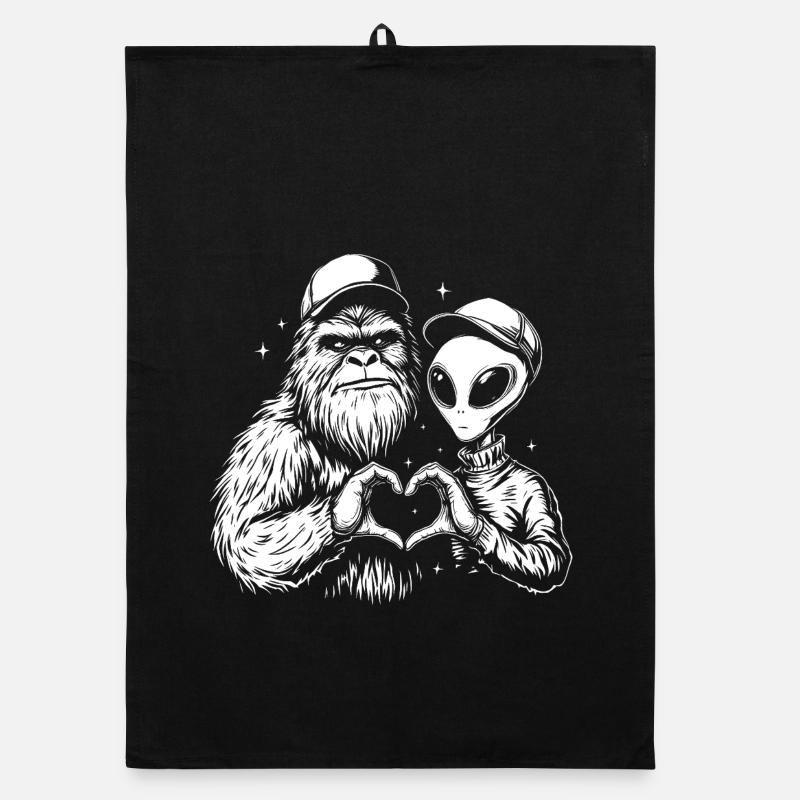SpaceLove Creative Friends Hybrid Organic dish towel