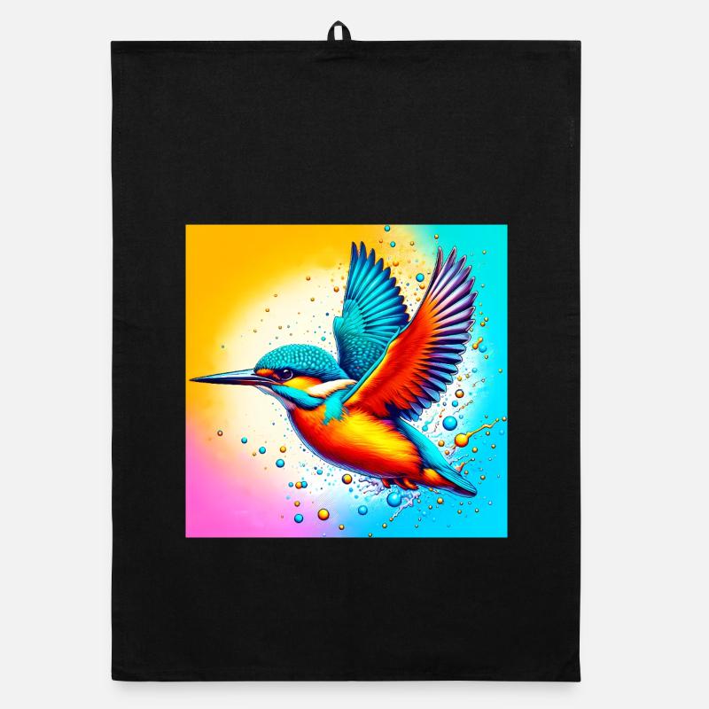 Eisvogel Organic Geschirrtuch