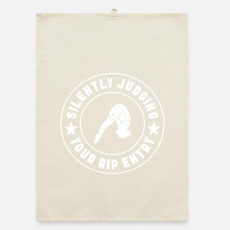 Diving diving board Organic dish towel
