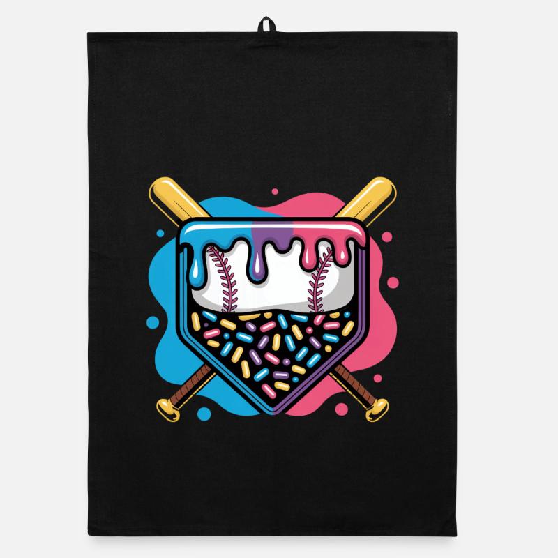 Beignet de plaque de baseball avec pépites Torchon bio