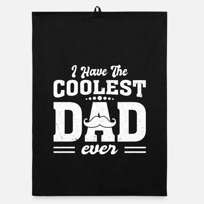 Papa Held Bester Freund Familien Geschenke Organic Geschirrtuch