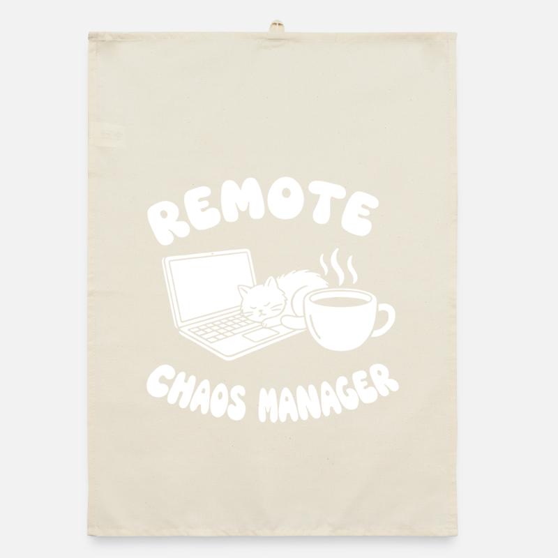 Remote Chaos Handwerker Organic Geschirrtuch