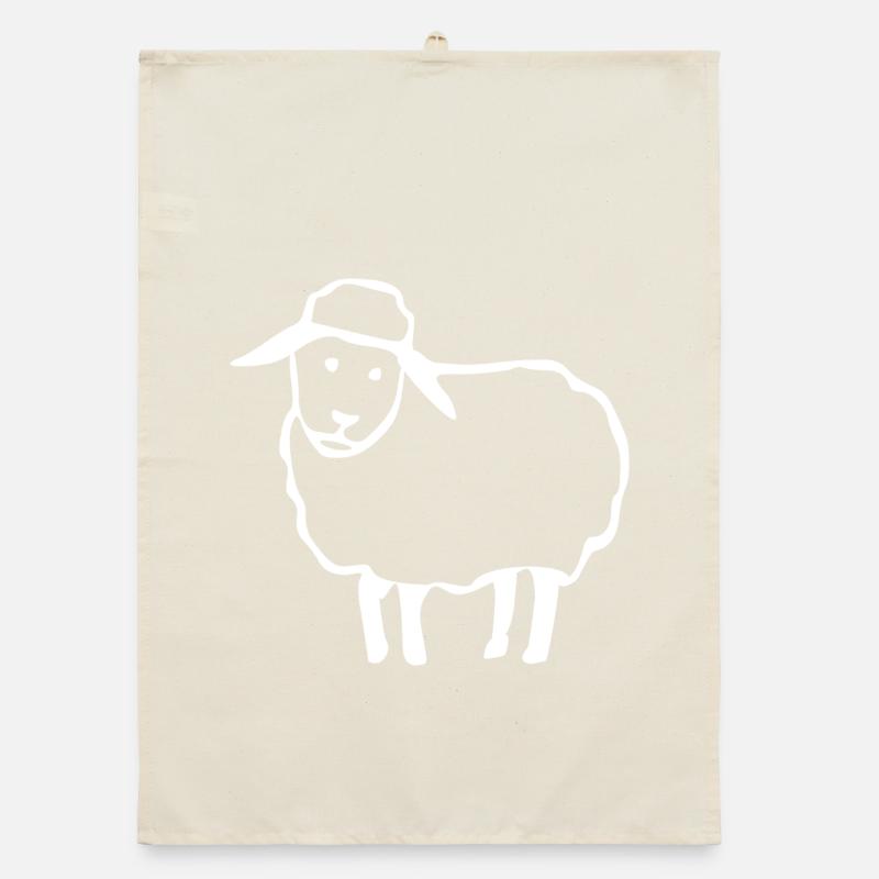 Schaf Organic Geschirrtuch