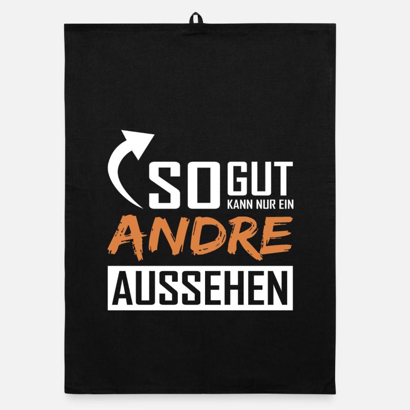 So gut kann nur ein Andre aussehen Organic Geschirrtuch