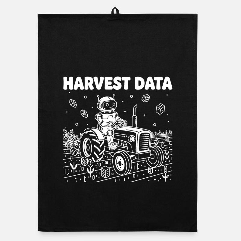 Harvest Data robot on tractor Organic dish towel