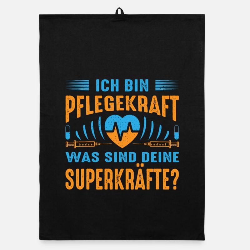 Pflegerin Geschenke Pflege Lustig Krankenpflegerin Organic Geschirrtuch