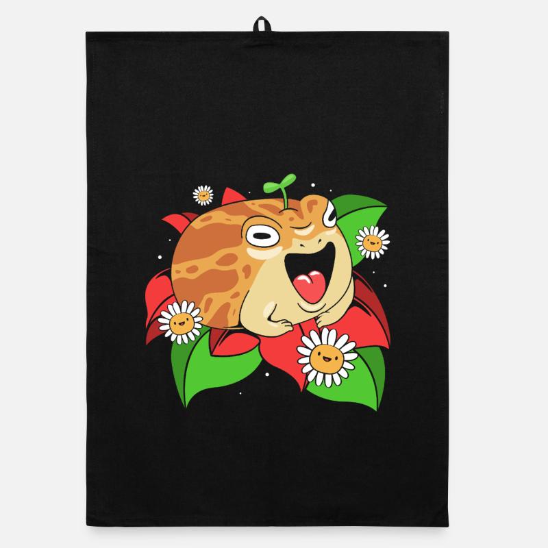Frosch Desert Rain Frog Organic Geschirrtuch