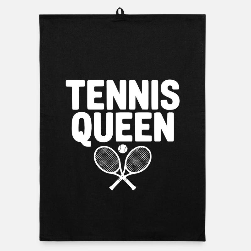 Tenniskönigin Organic Geschirrtuch