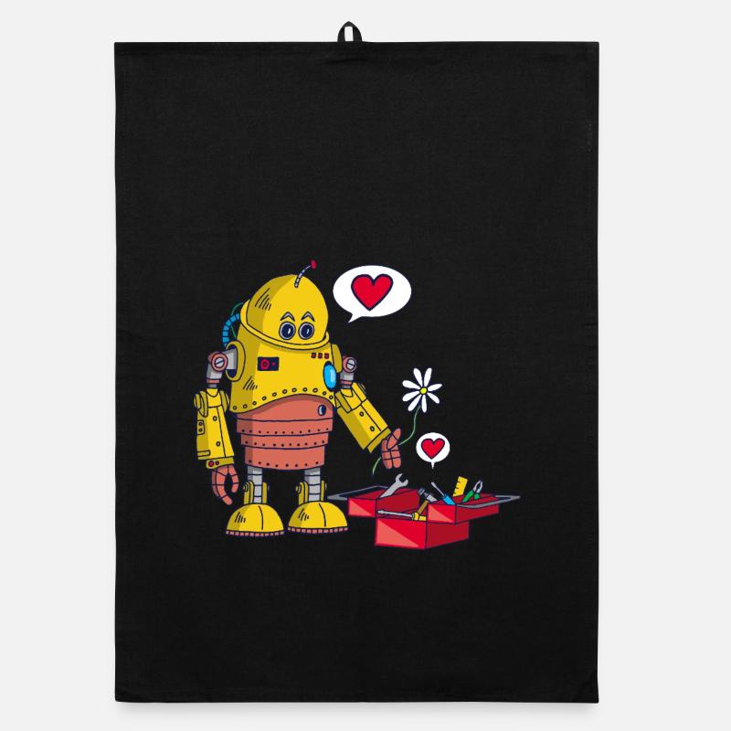 Le robot et l'amour Torchon bio