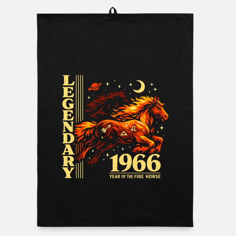 1966 Fire Horse 60e anniversaire du Cheval Torchon bio