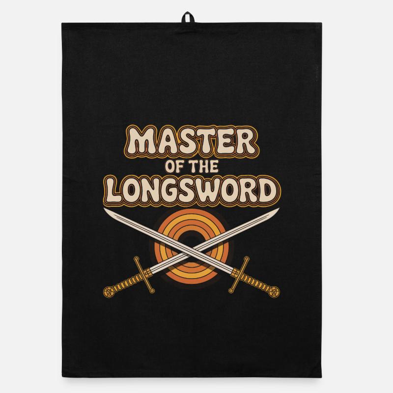 Meister des Langschwert-Emblems Organic Geschirrtuch