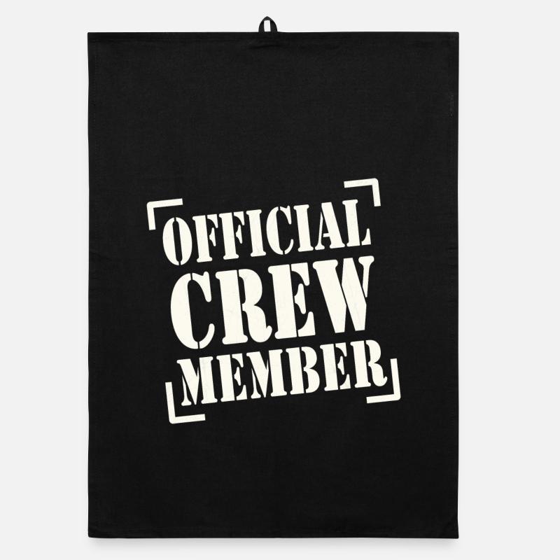 official crew member Organic dish towel