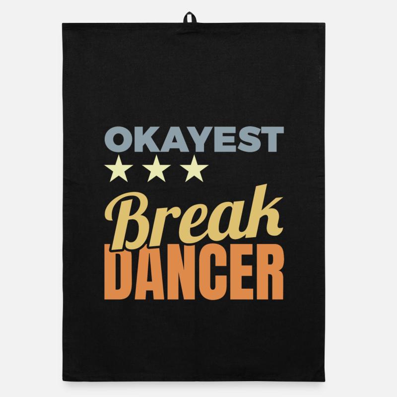 Durchschnittlicher Breakdancer Organic Geschirrtuch