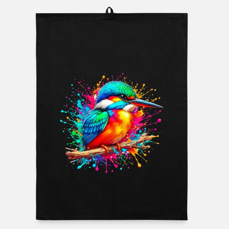 Eisvogel Organic Geschirrtuch