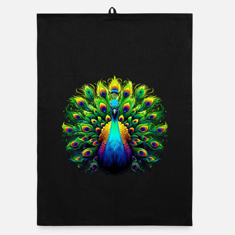 Peacock Organic dish towel