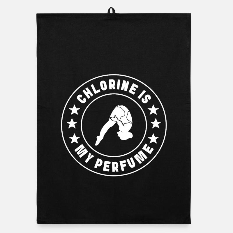 Diving diving board Organic dish towel