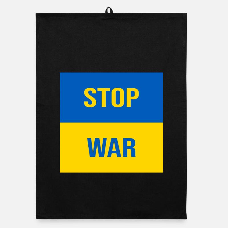 Stop War Organic dish towel