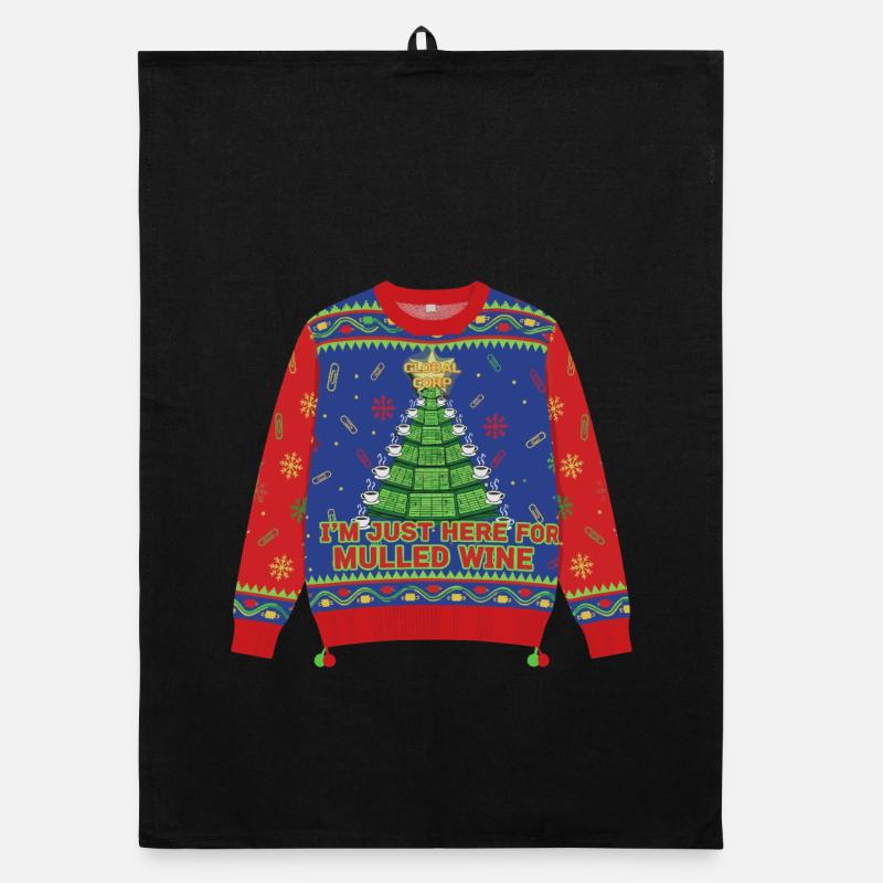 Here for mulled wine Organic dish towel