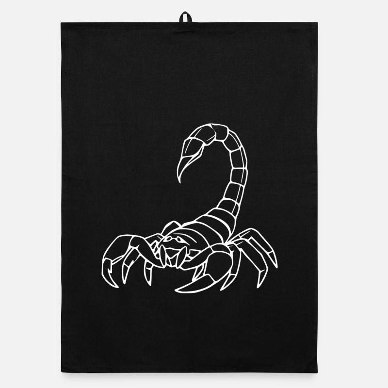 Scorpio Zodiac T-shirt Gift Organic dish towel