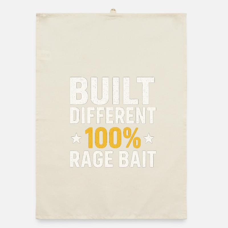 Construit différents appâts 100 % rage, mème drôle Torchon bio