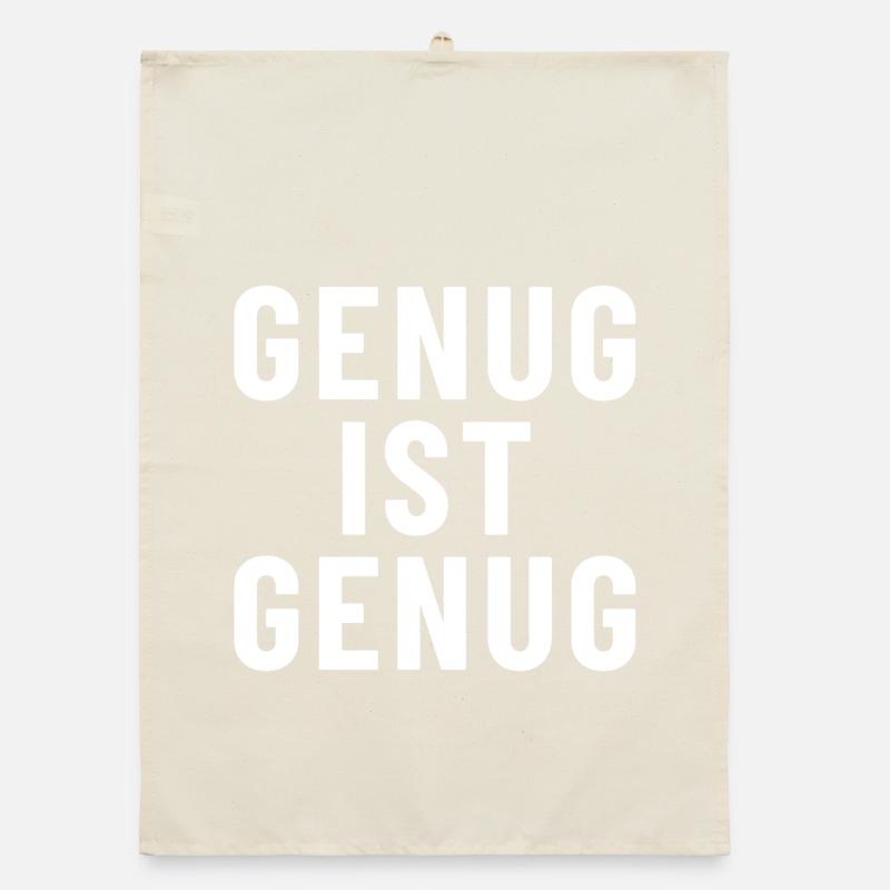 Enough is enough Organic dish towel