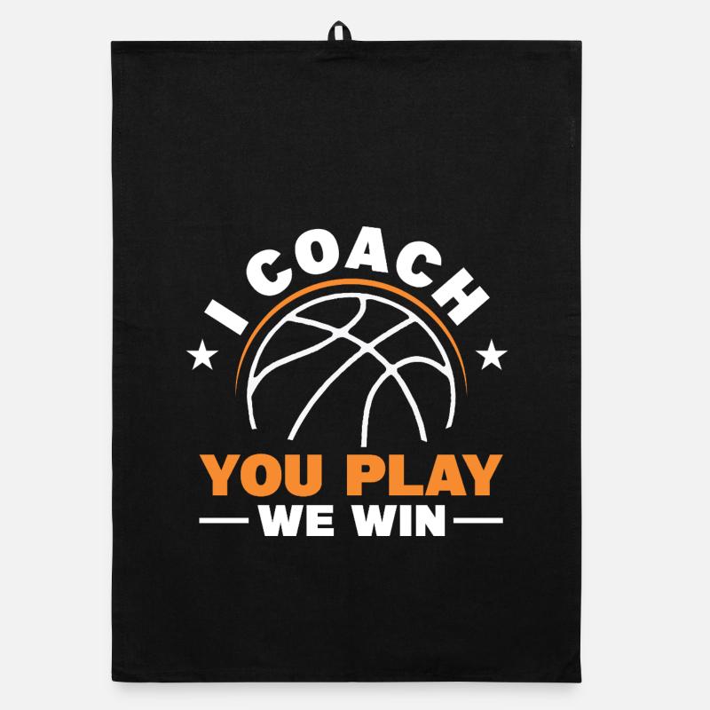 I Coach - You Play - We Win Organic Geschirrtuch