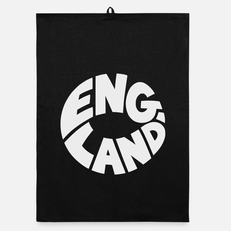 Conception du logo Engand Round Torchon bio