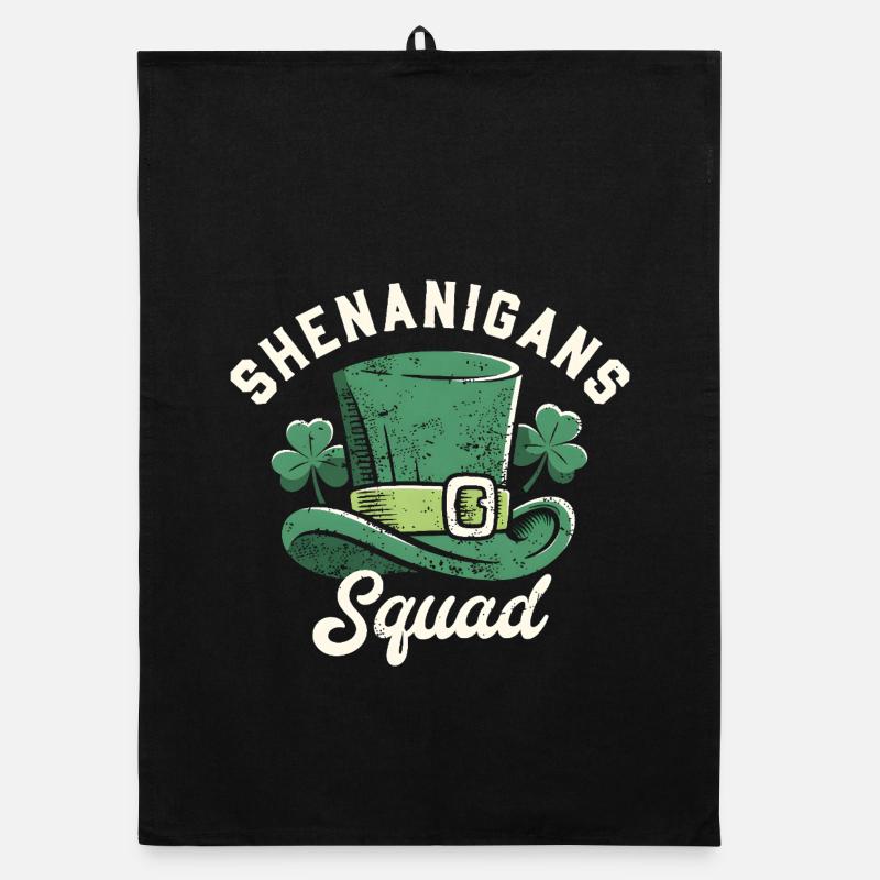 Escouade des Pitreries Chapeau Vert de la Saint-Patrick Torchon bio