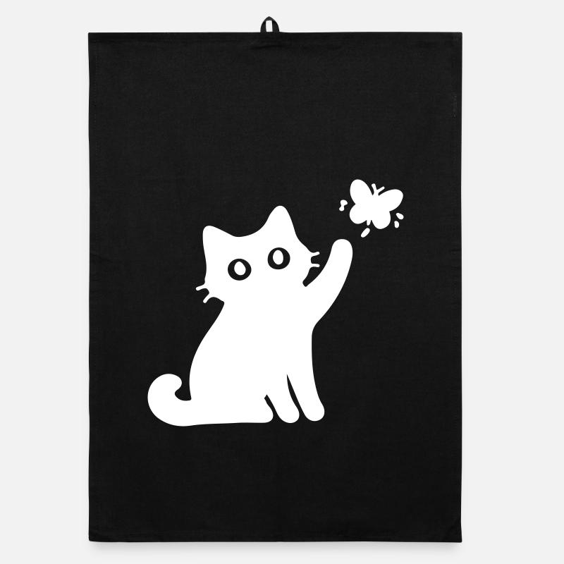 Katze Niedlich Organic Geschirrtuch