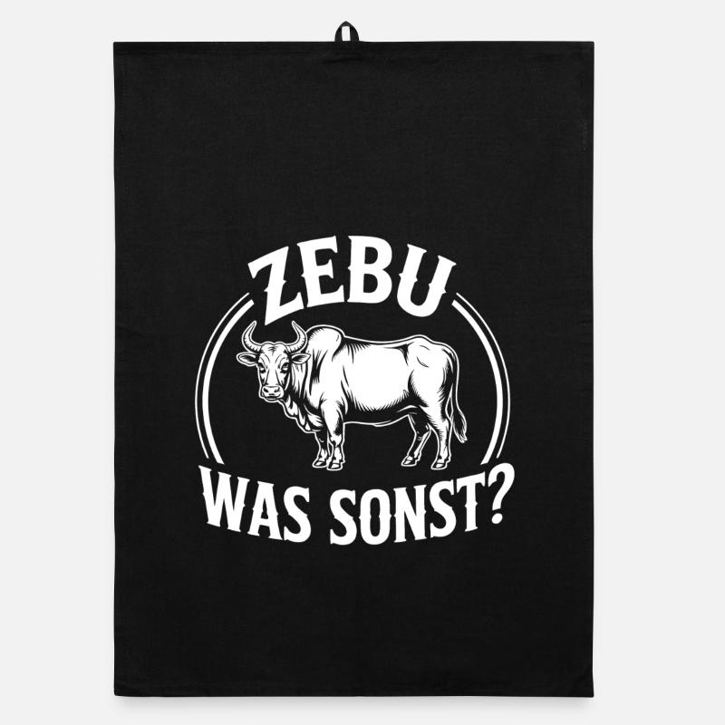 Zebu What Else Logo rétro Torchon bio