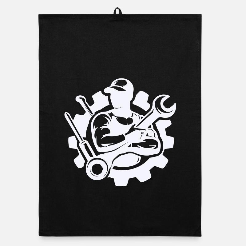 Screwdriver power in gear design Organic dish towel