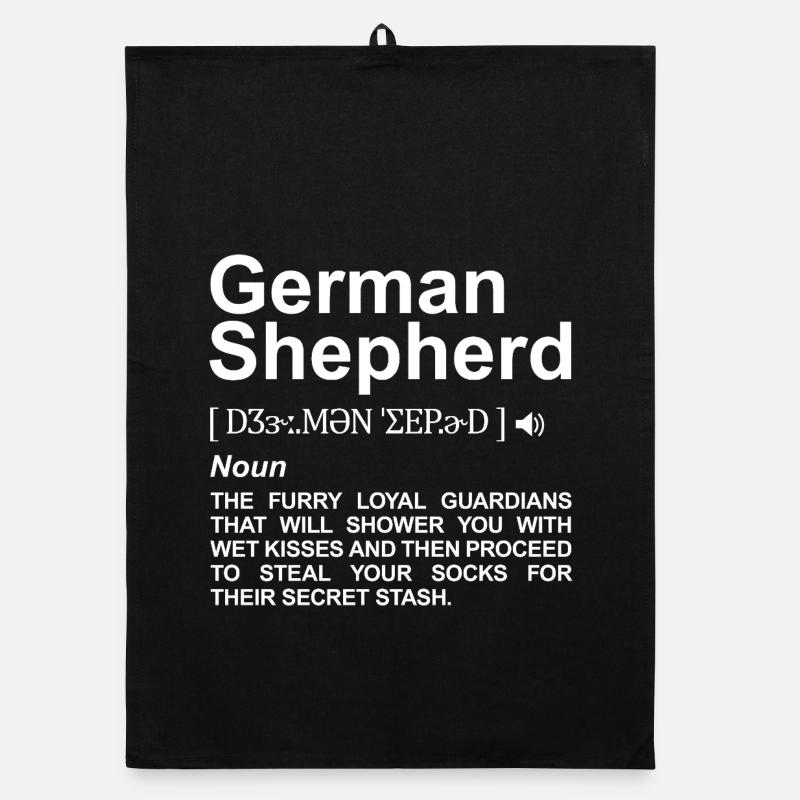 German Shepherd Definition Organic dish towel