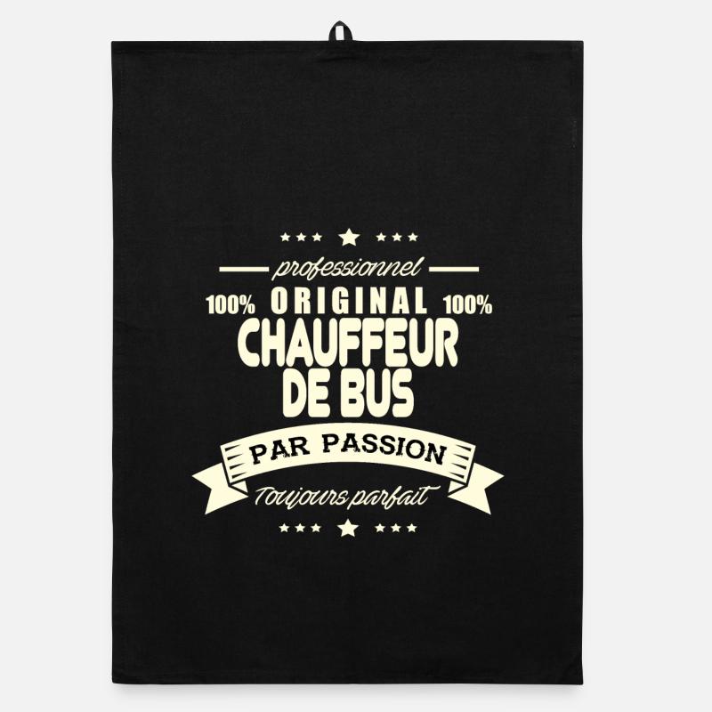 Chauffeur de bus Original Torchon bio