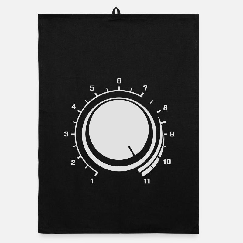 Volume Up -  Equalizer Musik DJ Geschenk Organic Geschirrtuch
