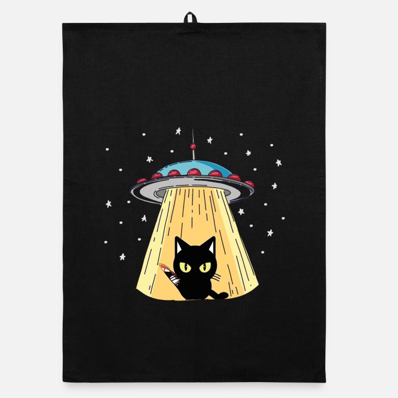 Chat OVNI avec vision laser Torchon bio