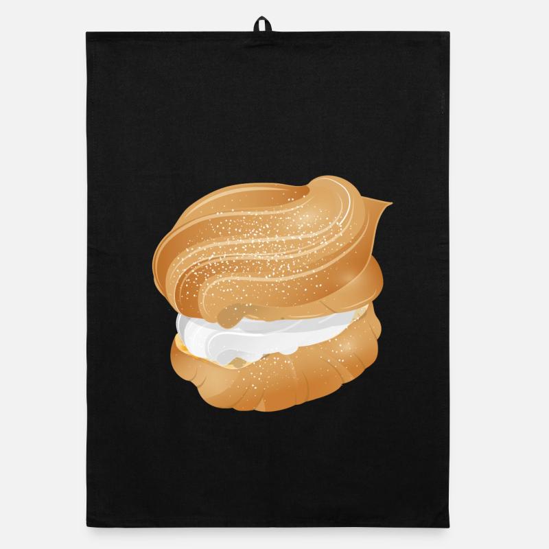 Illustration d’une crème fourrée feuilletée Torchon bio
