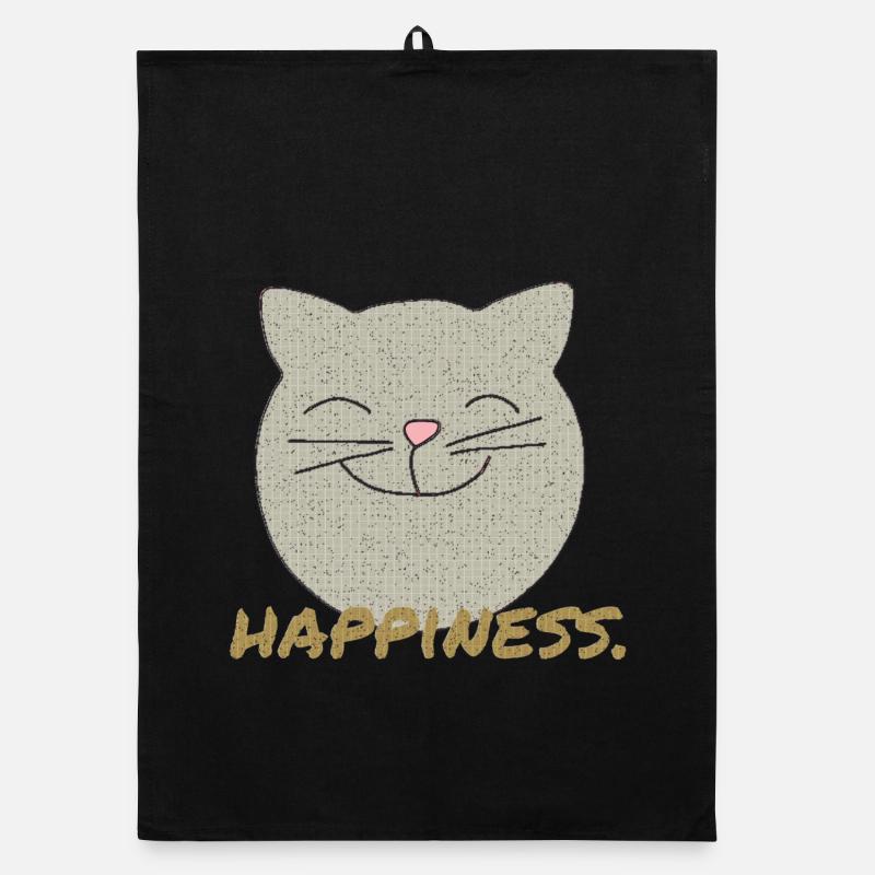 Bonheur de chat Torchon bio