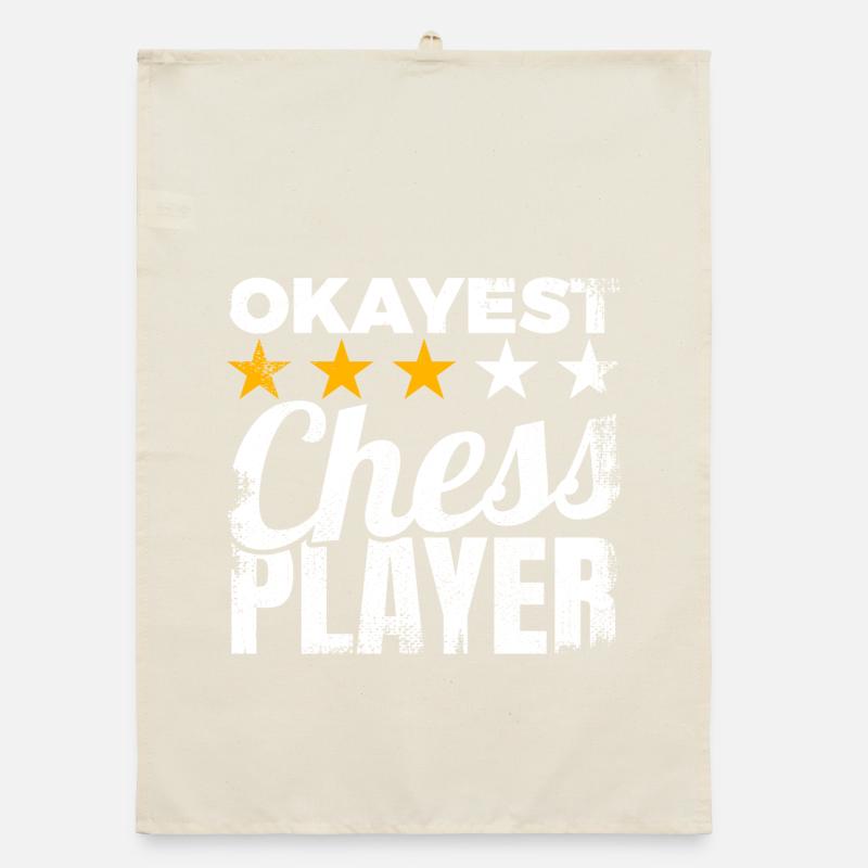 Okayest Chess Player Organic Geschirrtuch