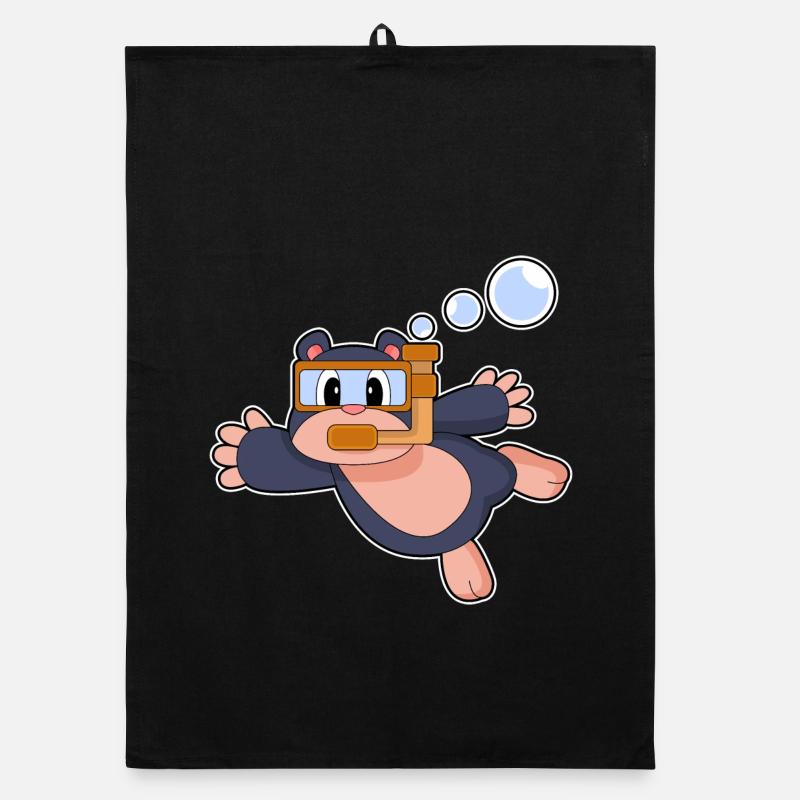Mole Diver Snorkel Plongée Torchon bio