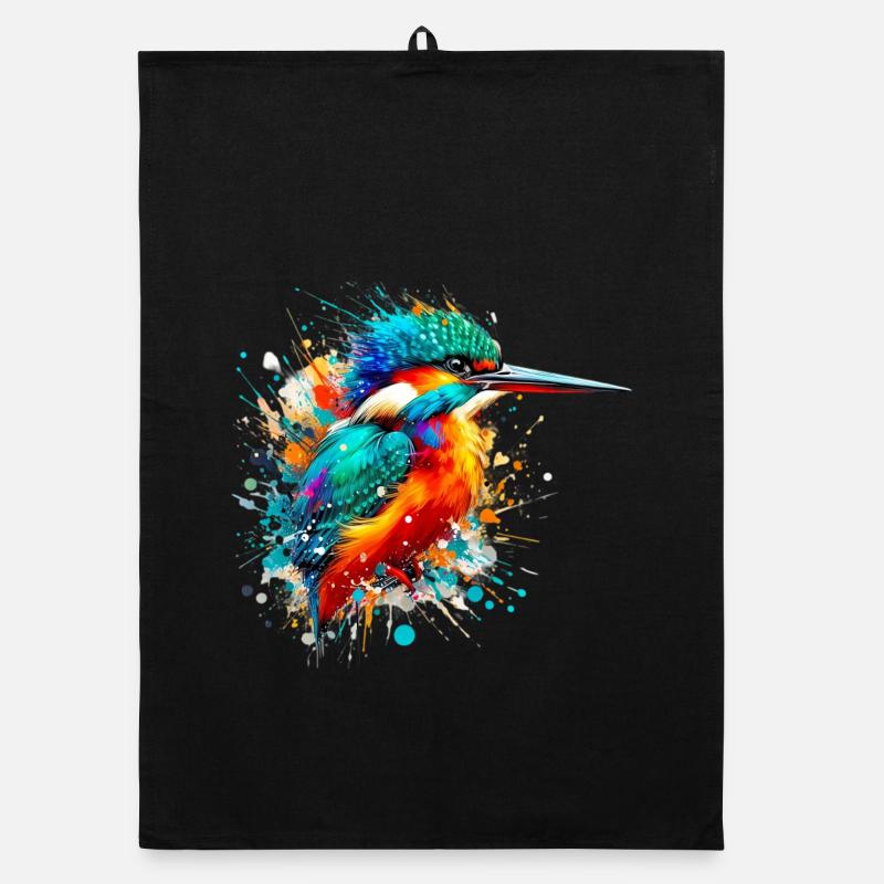 Eisvogel Organic Geschirrtuch