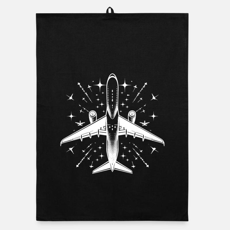 airplane Organic dish towel