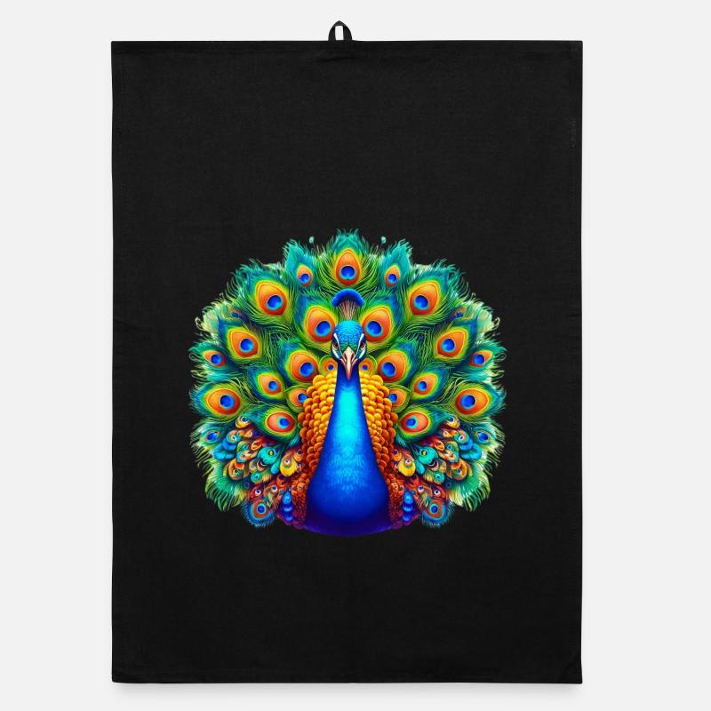 Peacock Organic dish towel