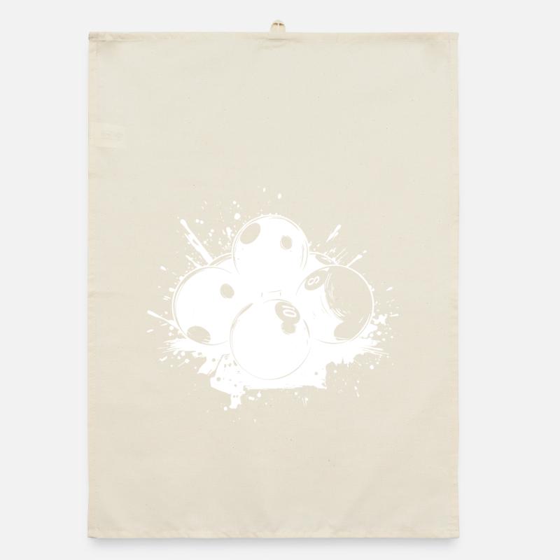 Billiard Balls Graffiti Organic dish towel