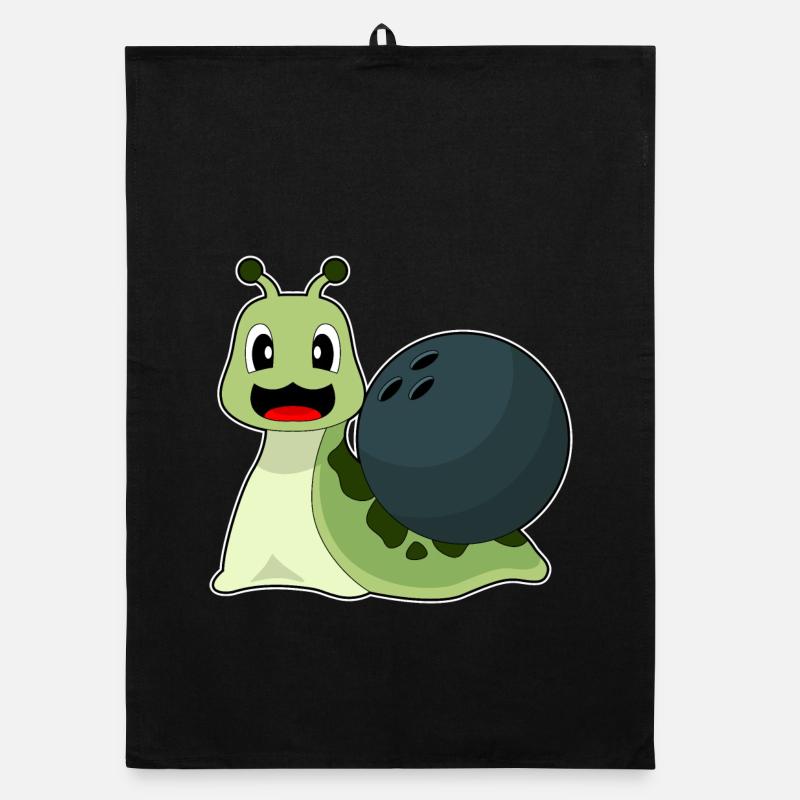 Escargot Bowling Boule de bowling Torchon bio